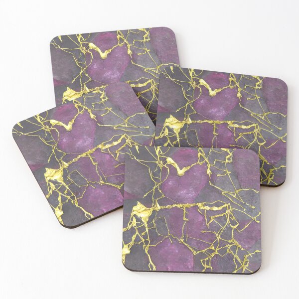 Item preview, Rhodolite Inspired Design With A Touch Of Gold (09) designed and sold by DEBPIX.