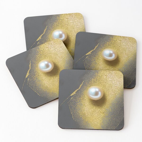 Item preview, Pearl Inspired Design With A Touch Of Gold (03) designed and sold by DEBPIX.