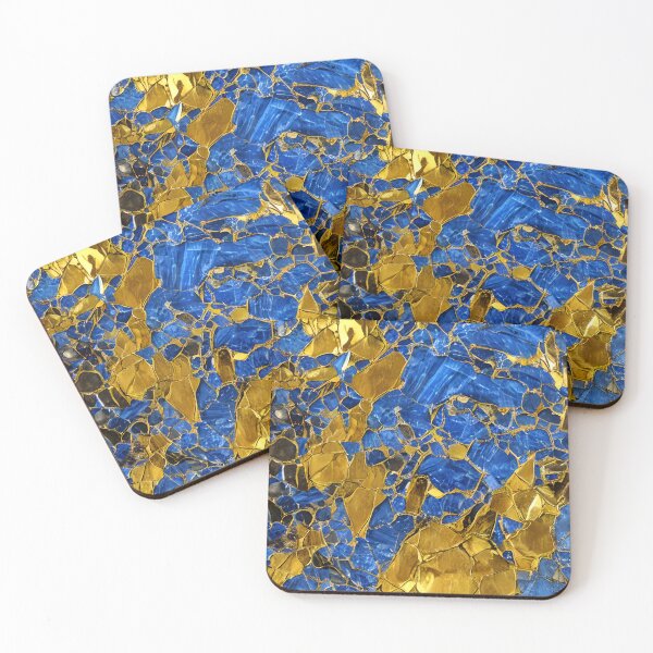 Item preview, Kyanite Inspired Design With A Touch Of Gold (04) designed and sold by DEBPIX.