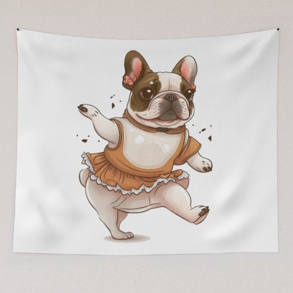 Item preview, Frenchie the Salsa Dancer French Bulldog  designed and sold by PetsEnough.