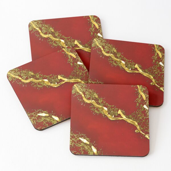 Item preview, Crocoite Inspired Design With A Touch Of Gold (02) designed and sold by DEBPIX.