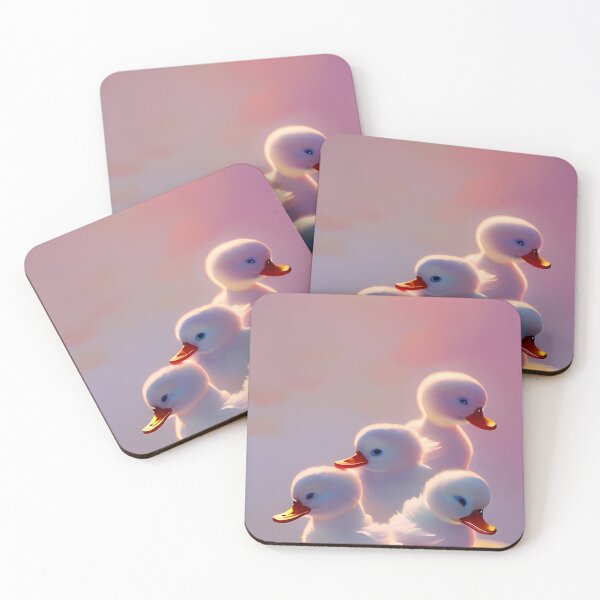 Item preview, Cute little ducklings in pink designed and sold by Kawaii Girl.
