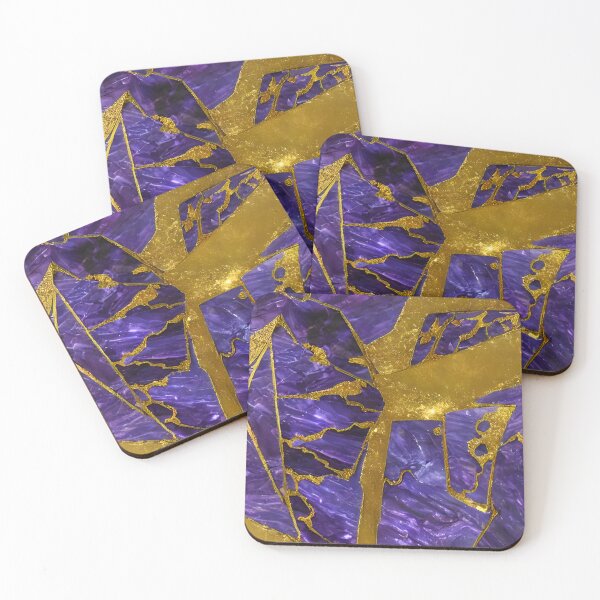 Item preview, Charoite Inspired Design With A Touch Of Gold (03) designed and sold by DEBPIX.