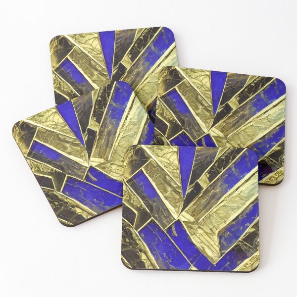 Item preview, Bismuth Inspired Design With A Touch Of Gold (03) designed and sold by DEBPIX.