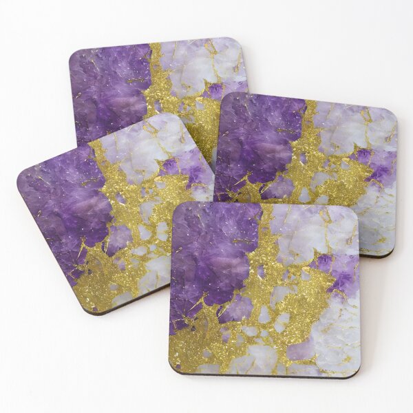 Item preview, Amethyst Inspired Design With A Touch Of Gold (03) designed and sold by DEBPIX.