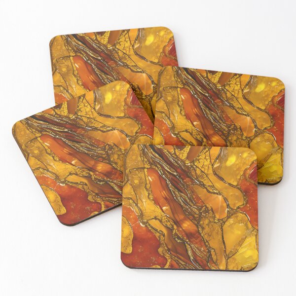 Item preview, Amber Inspired Design With A Touch Of Gold (06) designed and sold by DEBPIX.