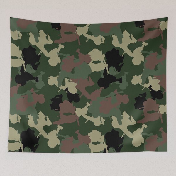 Item preview, Scooter Camouflage repeat pattern designed and sold by ModSupporters.
