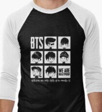 BTS WIR SIND BULLETPROOF Chibi Baseballshirt mit 3/4-Arm