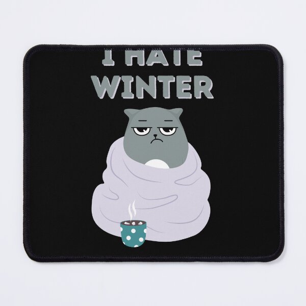 Item preview, Funny lazy bored cat love to hate everything i hate winter funny cat gifts designed and sold by VectorPower.