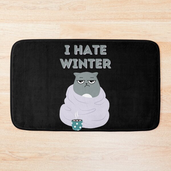 Item preview, Funny lazy bored cat love to hate everything i hate winter funny cat gifts designed and sold by VectorPower.