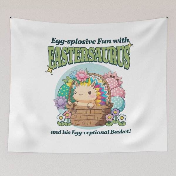 Item preview, Easter Saurus Funny Easter Dinosaur designed and sold by CandyDroidMerch.