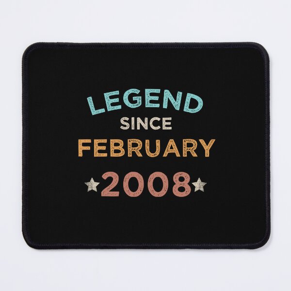 Item preview, Legend Since February 2008 T-Shirt – Vintage Birthday Gift 2008, Retro Born In 2008 Shirt, 17th Birthday Idea designed and sold by Life Is U ⭐⭐⭐⭐⭐.