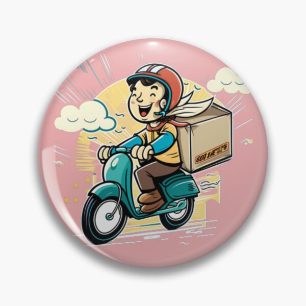 Item preview, happy delivery boy designed and sold by dygo1986.