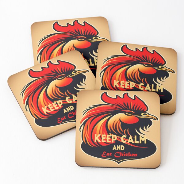 Item preview, The Secret to Well-Being: Keep Calm and Eat Chicken designed and sold by Lnet16.