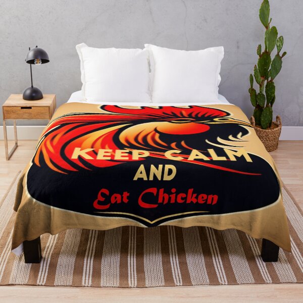Item preview, The Secret to Well-Being: Keep Calm and Eat Chicken designed and sold by Lnet16.