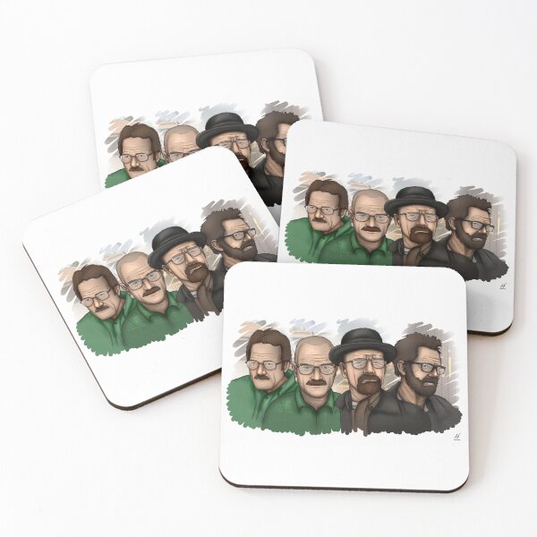 Item preview, Evolution of Walter White from Breaking Bad designed and sold by Gile-Shop.