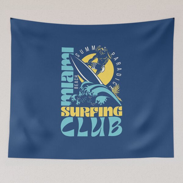 Item preview, Miami Beach - Surfing Club designed and sold by Life Stuff.