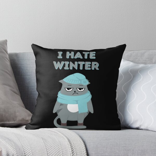 Item preview, Funny lazy bored cat love to hate everything i hate winter funny cat gifts designed and sold by VectorPower.