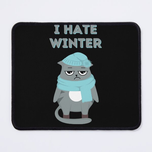 Item preview, Funny lazy bored cat love to hate everything i hate winter funny cat gifts designed and sold by VectorPower.