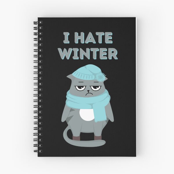 Item preview, Funny lazy bored cat love to hate everything i hate winter funny cat gifts designed and sold by VectorPower.