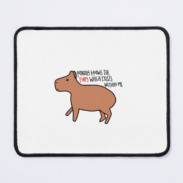 Item preview, angry capybara quote designed and sold by Valaney Dilley.