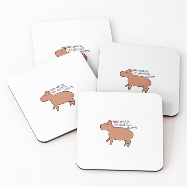 Item preview, angry capybara quote designed and sold by Valaney Dilley.