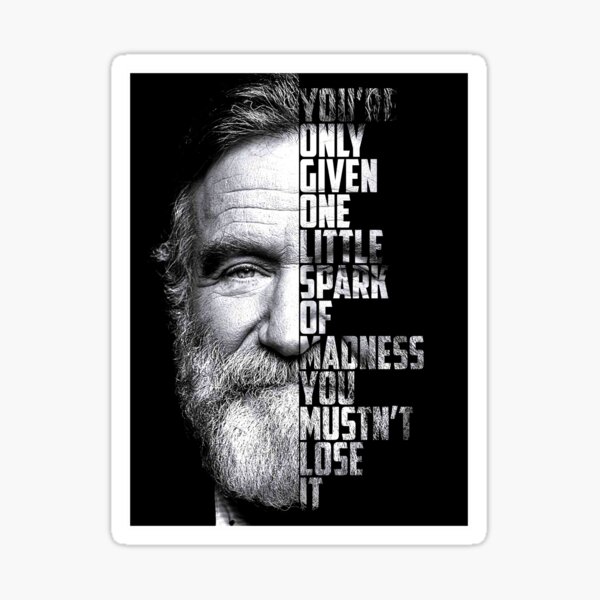 Artikel-Vorschau von Robin Williams-Plakat, designt und verkauft von newmansdesigns.