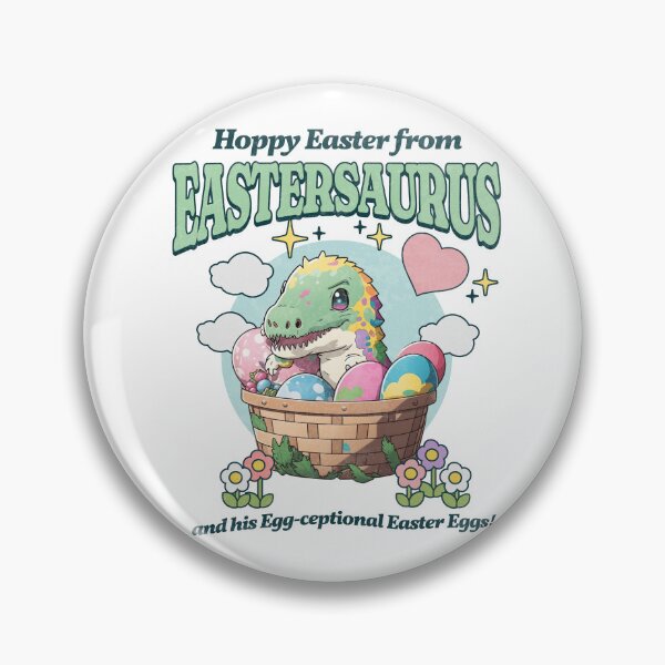 Item preview, Easter Saurus Funny Easter Dinosaur designed and sold by CandyDroidMerch.