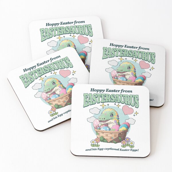 Item preview, Easter Saurus Funny Easter Dinosaur designed and sold by CandyDroidMerch.