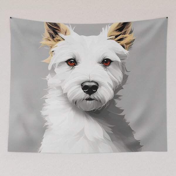 Item preview, Majestic Canine: English White Terrier designed and sold by DavesDogShop.