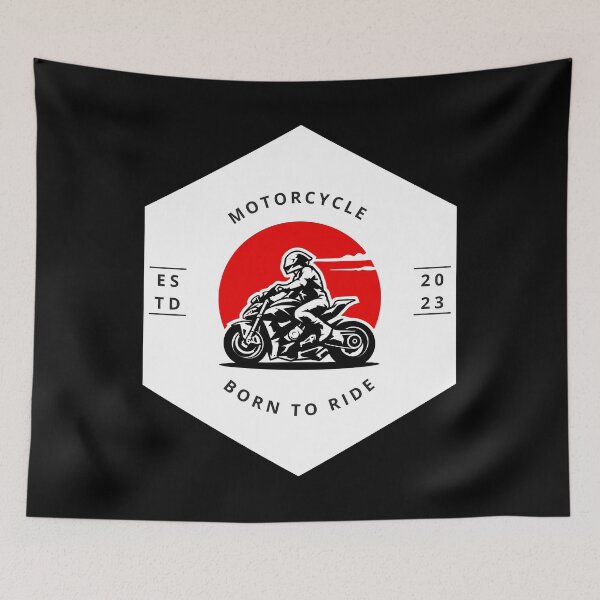 Item preview, Born To Ride Motorcycle designed and sold by foxforce.