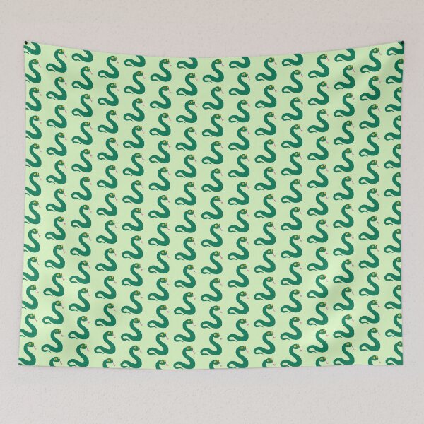 Item preview, Goofy Green Snake designed and sold by emikat-art.