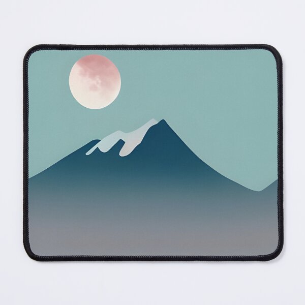 Item preview, Minimalist Mountain Landscape Night Sky designed and sold by spacefogdesign.