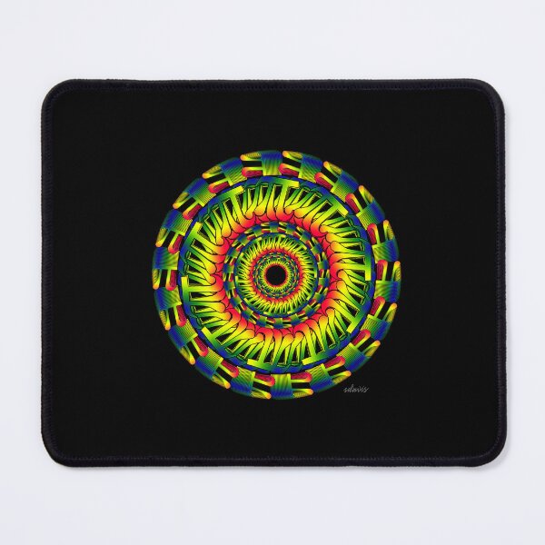 Item preview, sdd Pi Mandala Fractal 3H black designed and sold by mandalafractal.
