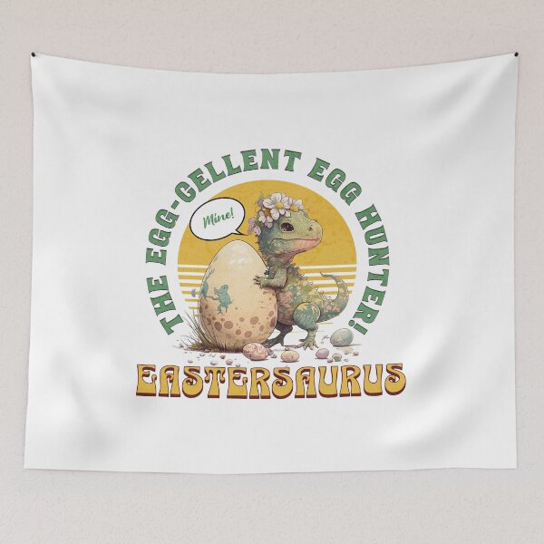 Item preview, Easter Saurus Funny Easter Dinosaur designed and sold by CandyDroidMerch.