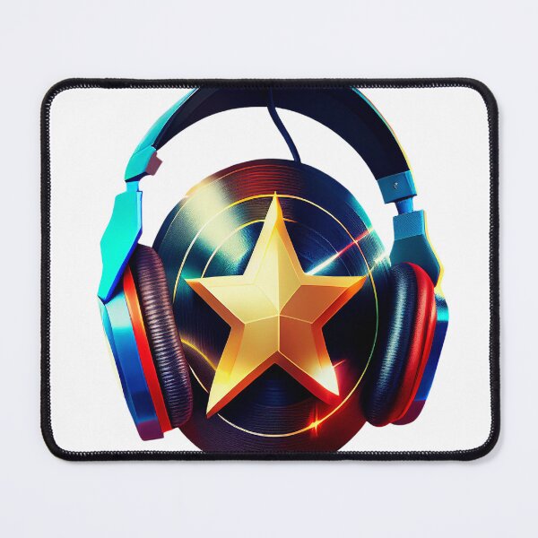 Item preview, Vinyl Record Wearing Headphones designed and sold by dstarj.