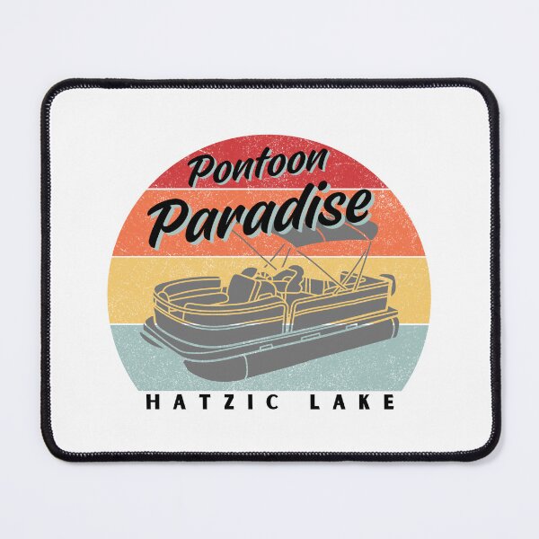 Item preview,  Hatzic Lake Pontoon Paradise  Boating Pontoon Boat designed and sold by HatzicTshirts.