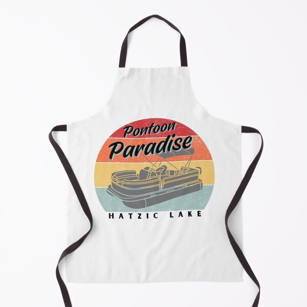 Item preview, Hatzic Lake Pontoon Paradise Boating Pontoon Boat designed and sold by HatzicTshirts.