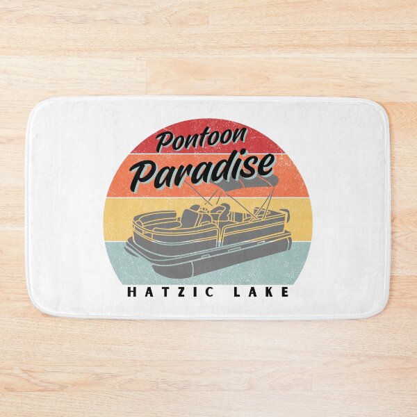 Item preview,  Hatzic Lake Pontoon Paradise  Boating Pontoon Boat designed and sold by HatzicTshirts.