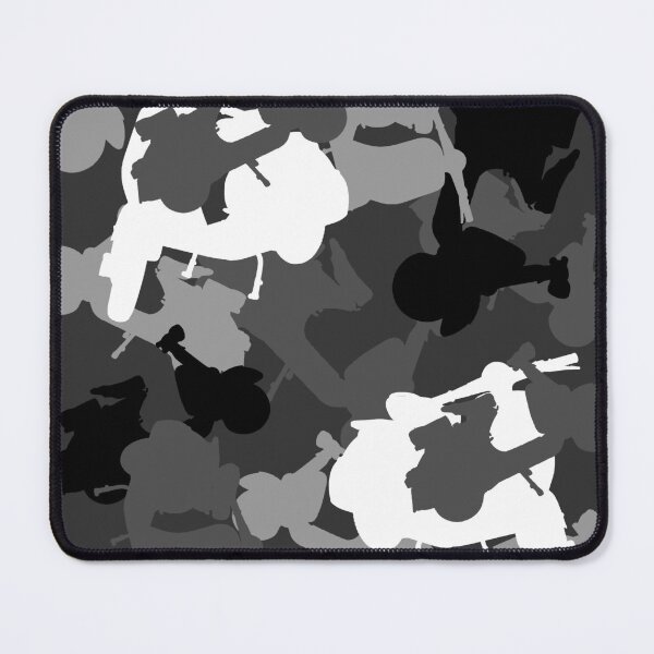 Item preview, Monochrome Scooter Camouflage repeat pattern designed and sold by ModSupporters.