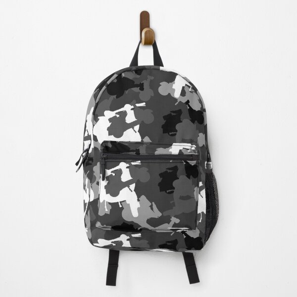 Item preview, Monochrome Scooter Camouflage repeat pattern designed and sold by ModSupporters.
