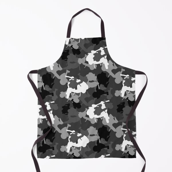 Item preview, Monochrome Scooter Camouflage repeat pattern designed and sold by ModSupporters.