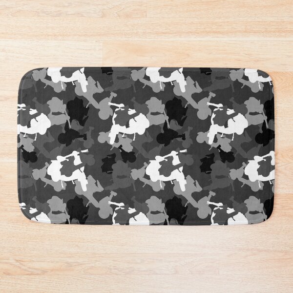 Item preview, Monochrome Scooter Camouflage repeat pattern designed and sold by ModSupporters.