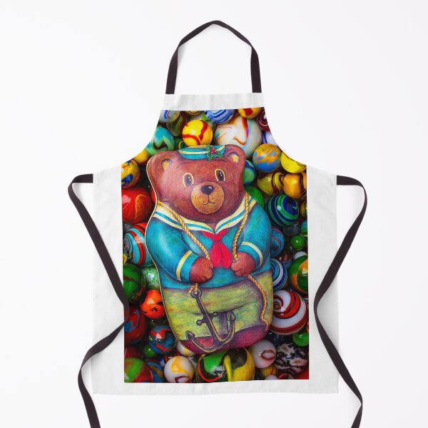 Item preview, Bear Tin With Colorful Marbles designed and sold by Garry Gay.