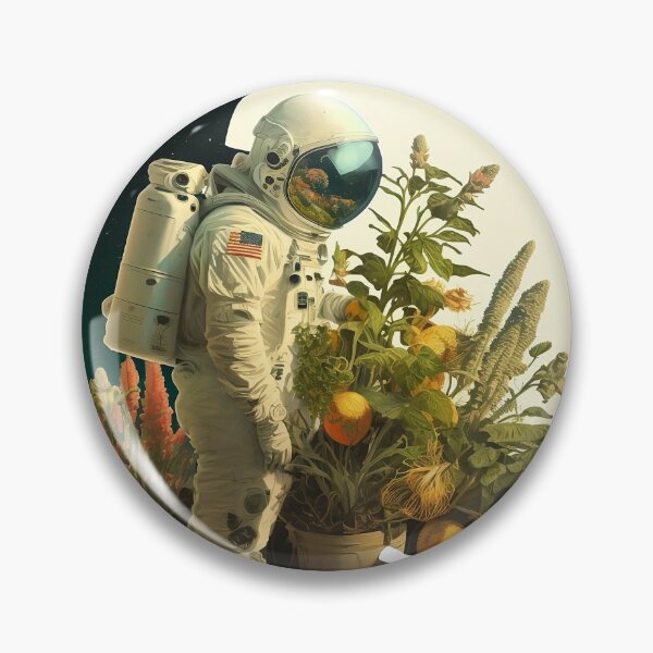 Item preview, Astronaut's Botanical Bounty designed and sold by The-AI-Artisan.