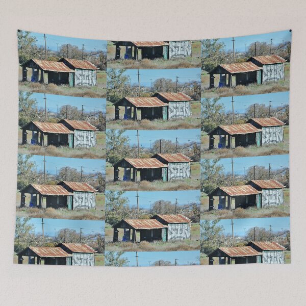 Item preview, Graffiti on an Old Shack designed and sold by Martha Sherman.