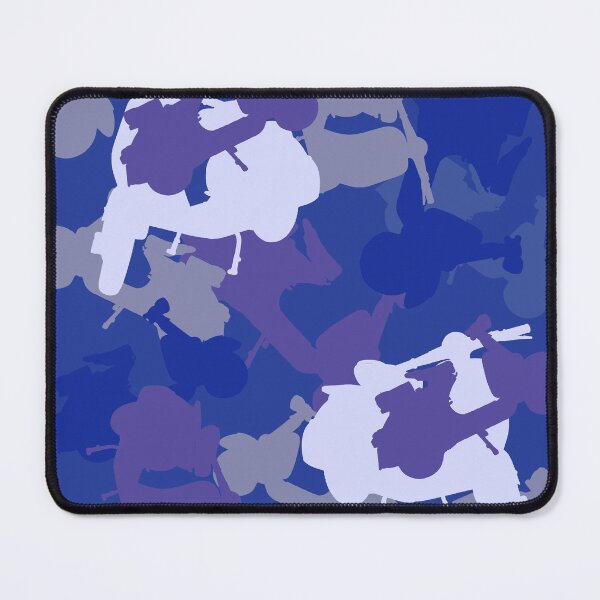 Item preview, Blue Scooter Camouflage repeat pattern designed and sold by ModSupporters.
