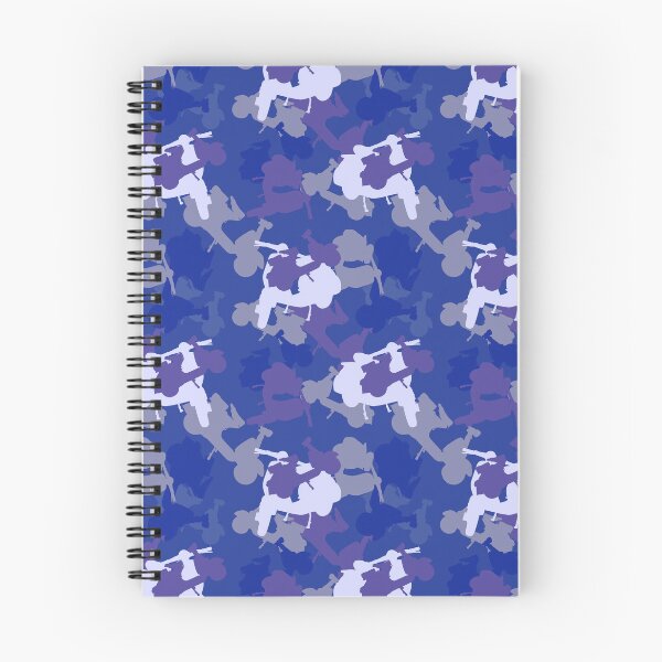 Item preview, Blue Scooter Camouflage repeat pattern designed and sold by ModSupporters.