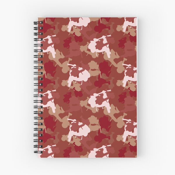 Item preview, Red Scooter Camouflage repeat pattern designed and sold by ModSupporters.