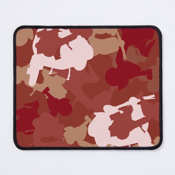 Item preview, Red Scooter Camouflage repeat pattern designed and sold by ModSupporters.